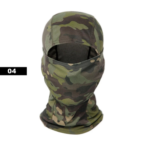 Tactical Balaclava Full Face Mask Set Men Summer Snapback Sun Hat Outdoor Hunting Camouflage Balaclava